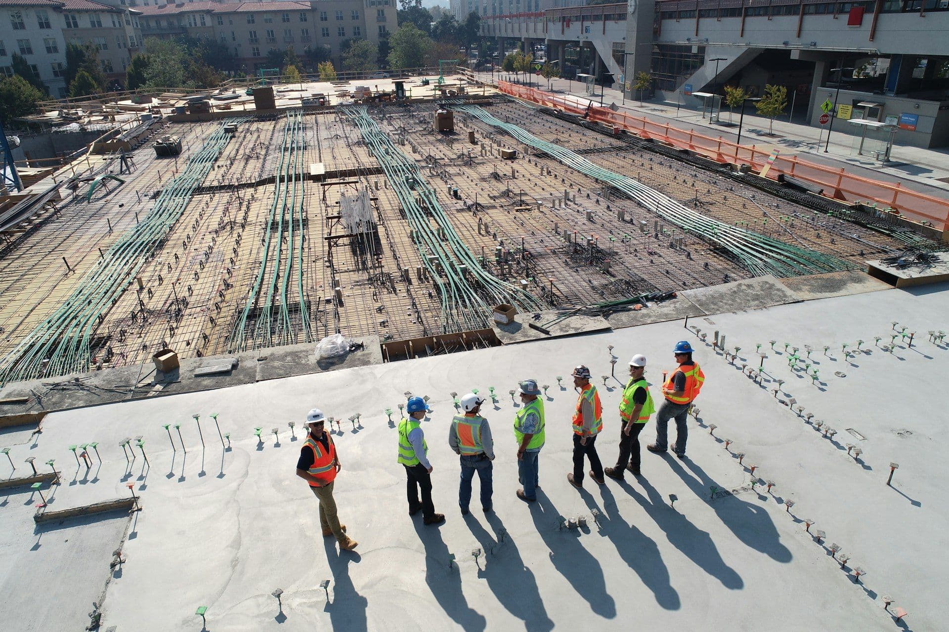 Equipo de construccion profesional